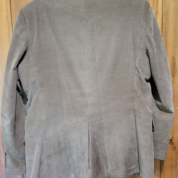 Men's Tan Corduroy Blazer - Picture 7 of 12